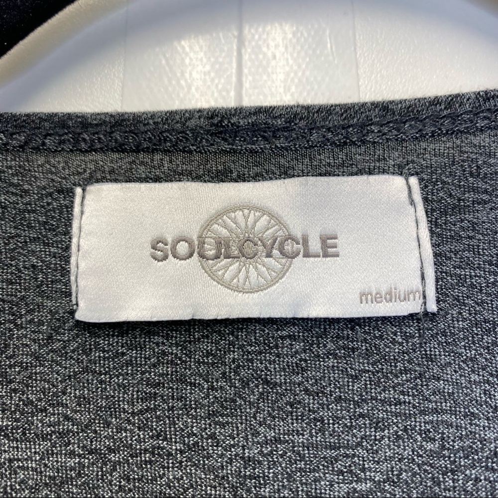 Soulcycle Gray Tank Top with White Spell out - Picture 5 of 5